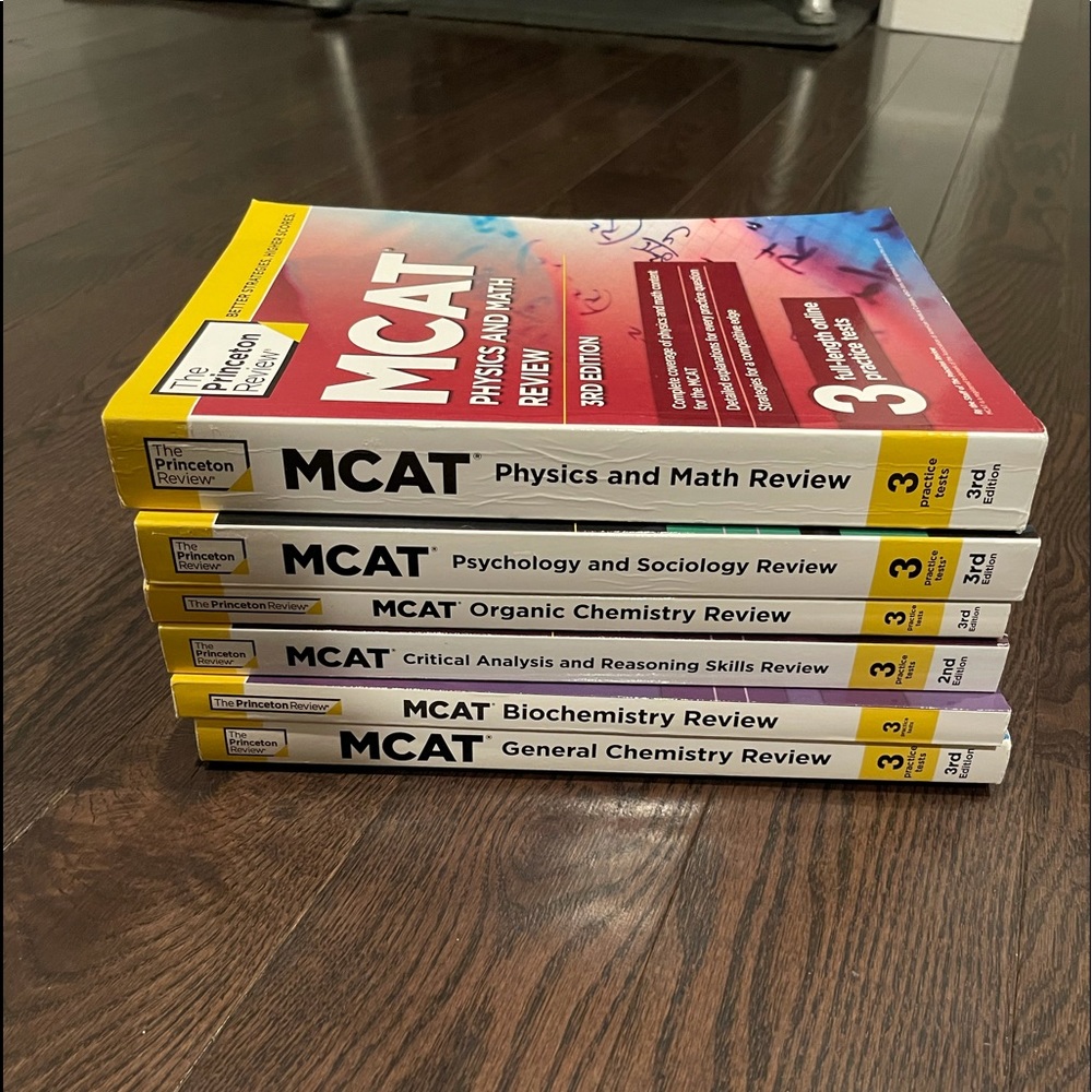 NEW Princeton Review MCAT book set